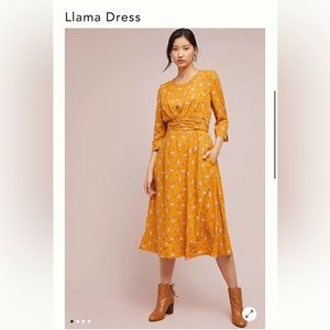 Brand new Anthropologie Lauche London Llama Dress